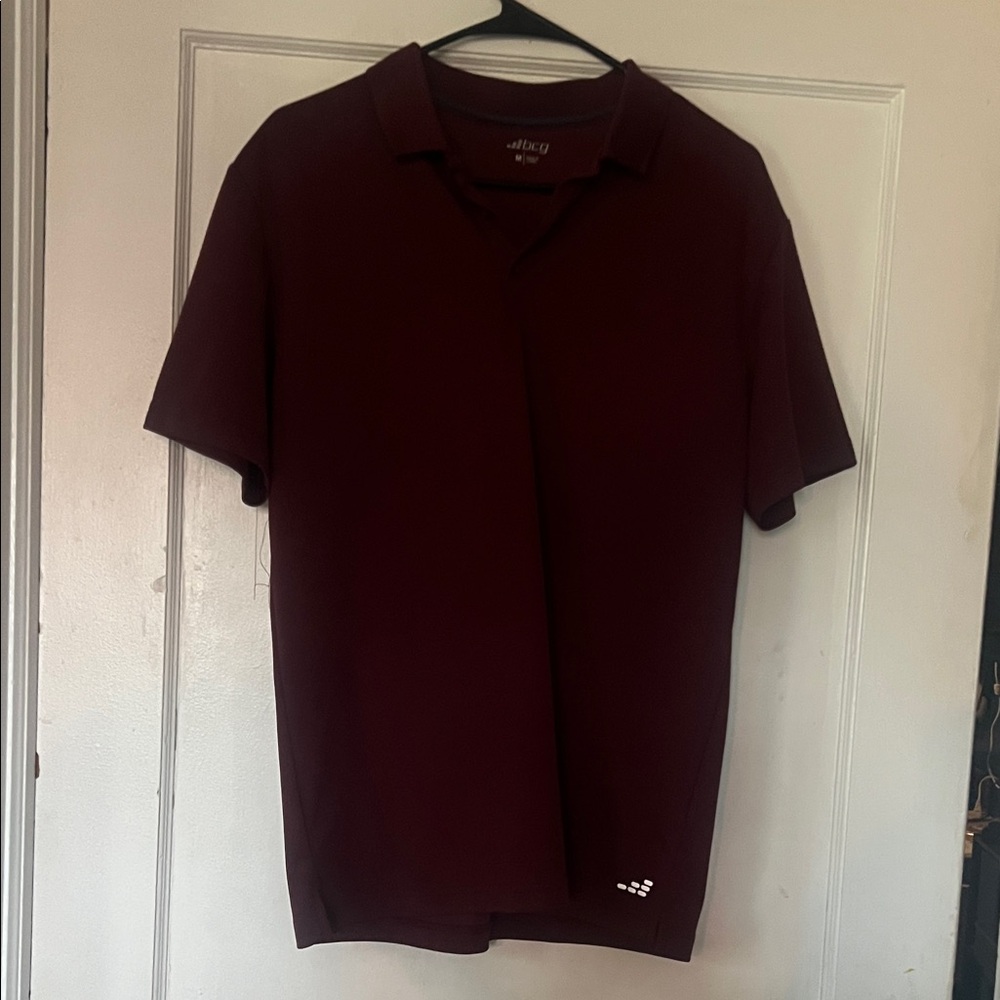BCG Deep Burgundy Polo Shirt
